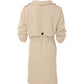 Roll Tab Sleeve Drawstring Trench Coat