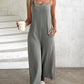 Pocket Decor Casual Suspender Jumpsuit