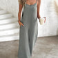 Pocket Decor Casual Suspender Jumpsuit