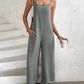 Pocket Decor Casual Suspender Jumpsuit