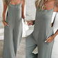 Pocket Decor Casual Suspender Jumpsuit