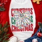 White Christmas Bowknot Graphic Tee