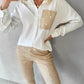 Sequin Long Sleeve Top & Pant Sets