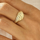 Gold Plated Vintage Croissant Ring