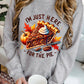 Gray IM JUST HERE FOR THE PIE Thanksgiving Graphic Sweatshirt