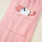 Apricot Pink Half Sleeve T-Shirt & Cargo Sweatpants Set