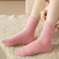 Gossamer Pink Valentines Day Heart Shape Thick Soft Socks