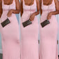 U Neck Sleeveless Casual Maxi Dress