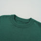 Blackish Green Pearl Beaded Merry Casual Sweater