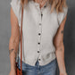 Jet Stream Button Up O Neck Sweater Vest