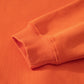 Russet Orange Solid Fleece Lined Drop Shoulder Terry Sweatshirt