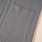 Medium Grey  Solid Textured Open Front Cardigan with Pocket