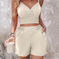 Braided Strap Cami Top & Shorts Set