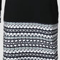 Geometric Print Long Sleeve Casual Dress