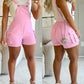 Pocket Design Casual Suspender Romper