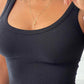 U Neck Basics Casual Tank Top