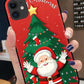 Fiery Red Merry Christmas Vibe TPU Mobile Phone Shell