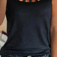 Hollow Out Plain Tank Top