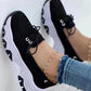 Lace up Slip On Casual Sneakers