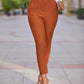 High Waist Cropped Work Pants