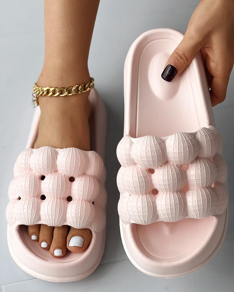 Non Slip Soft Bubble Slippers