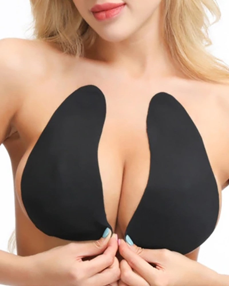 Silicone Push Up Invisible Bra Adhesive Nipple Cover Bust Lifter