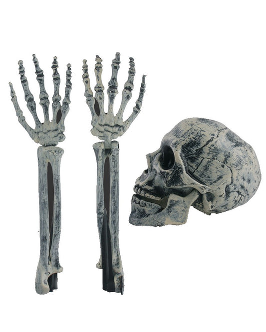 Halloween Groundbreaker Skeleton Stakes Lawn Yard Garden Outdoor Decorations