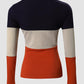 Long Sleeve Zipper Front Ribbed Top