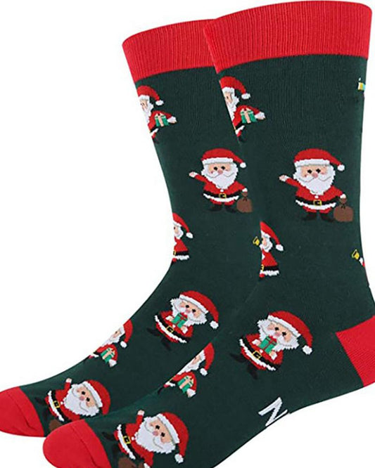 Christmas Santa Letter Print Socks