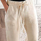 Drawstring Pocket Design Casual Pants