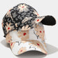 Floral Leopard Print Baseball Cap