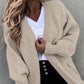 Lantern Sleeve Open Front Cardigan