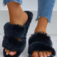 Fluffy Toe Post Casual Slippers