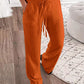 Drawstring Pocket Design Casual Pants