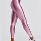 Metallic High Waist Pencil Leggings