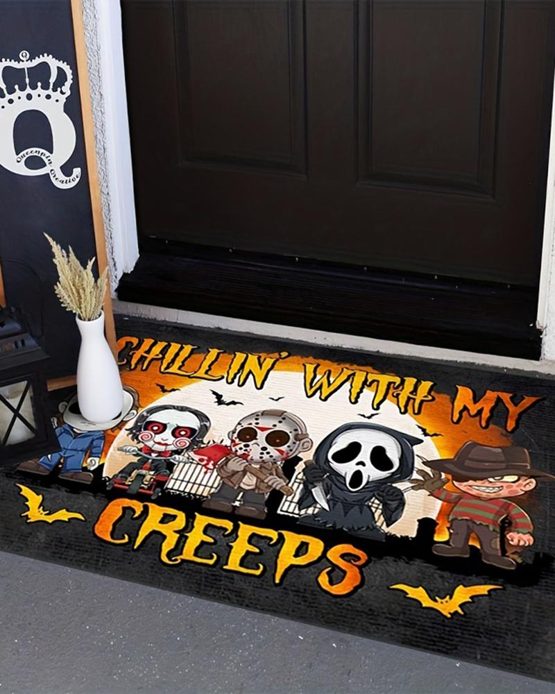 Halloween Spook Up Your Home With This Dirt Resistant Doormat