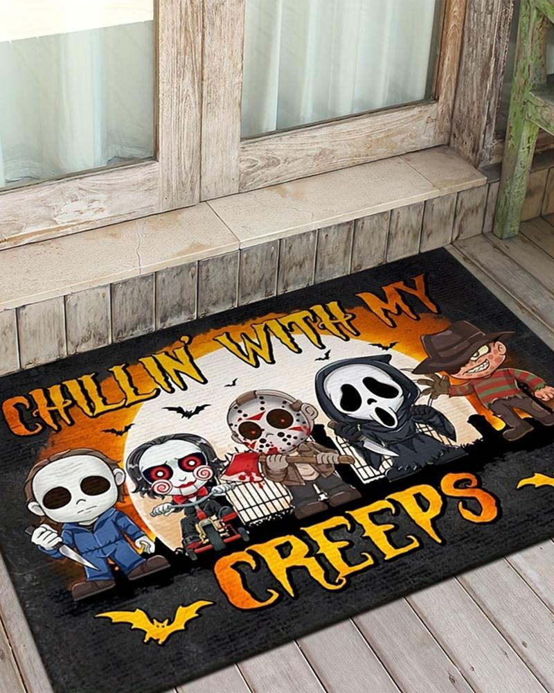 Halloween Spook Up Your Home With This Dirt Resistant Doormat