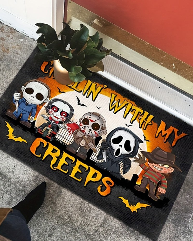 Halloween Spook Up Your Home With This Dirt Resistant Doormat