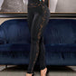 Contrast Lace High Waist Skinny Pants