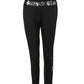 Contrast Lace High Waist Skinny Pants