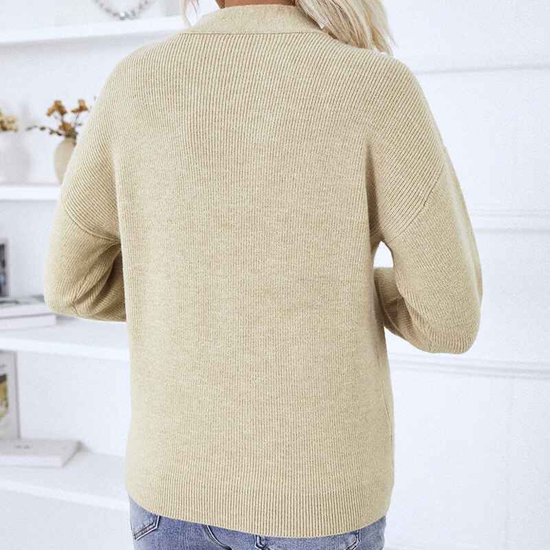 Apricot-Womens-Fashion-Sweater-Long-Sleeve-Casual-Ribbed-Knit-Winter-Clothes-Pullover-Sweaters-Blouse-Top-K432-Back