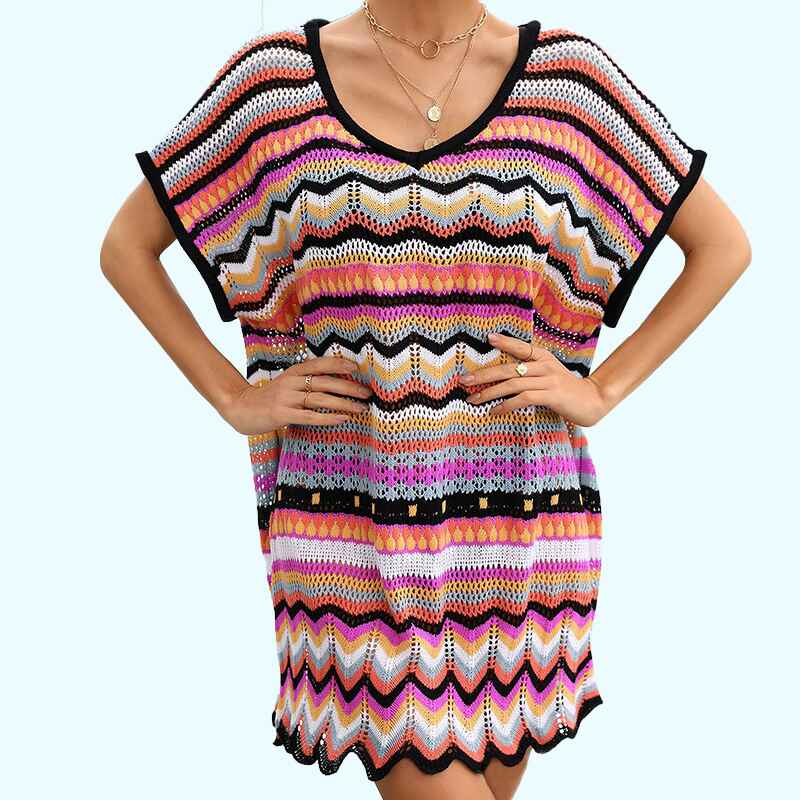 Women's Bikini Bathing Suit Cover-Up for Beach Pool Swimwear Crochet Dress K513