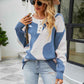    Blue-Womens-Color-Block-Sweater-Long-Sleeve-Round-Neck-Loose-Fit-Colorful-Patchwork-Casual-Sweaters-K481