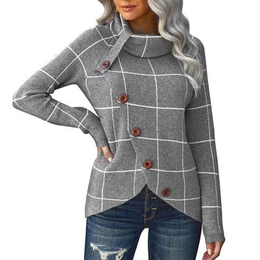 Grey-Womens-Sweaters-Fall-Fashion-Wrap-Cowl-Neck-Sweaters-Long-Sleeve-Asymmetric-Pullover-Ladies-Sweaters-K141