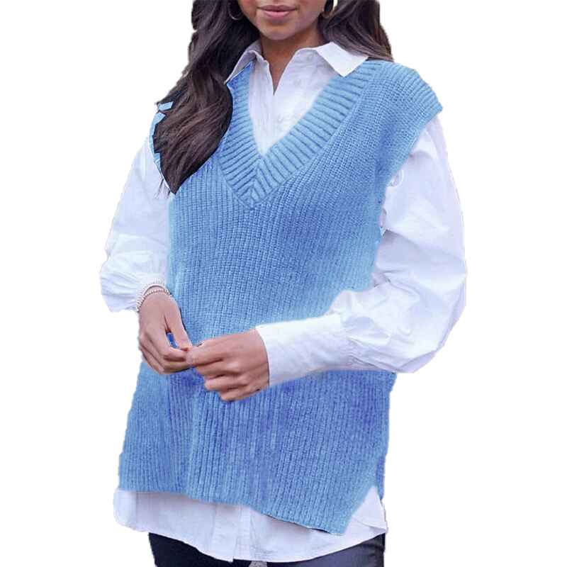 Sky-Blue-Sweater-Vest-Women-Knitted-V-Neck-Oversized-Sweaters-Sleeveless-Knitwear-Tank-Tops-K40