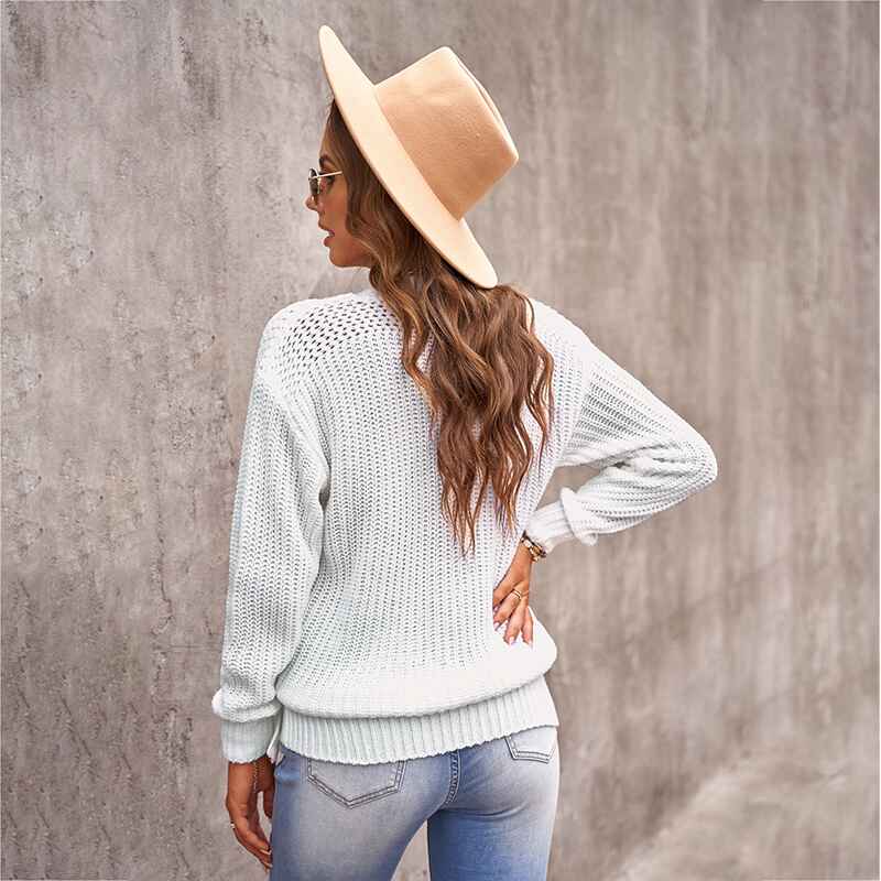 White-Womens-Wrap-Tie-Waist-Cardigan-Sweater-Lightweight-Oversized-Long-Sleeve-Open-Front-Knitted-Coat-K183-Back