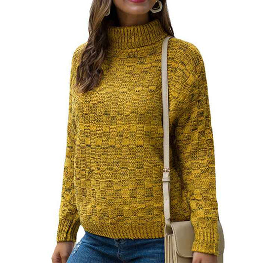 Womens-Turtleneck-Sweaters-Long-Sleeve-Pullover-Cable-Knit-Sweaters-Soft-Jumper-K373