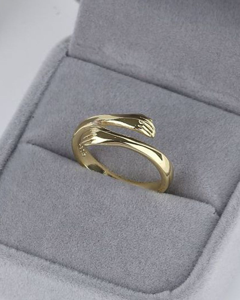 1pc Mother's Day Hug Opening Ring