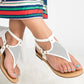 Toe Post Hollow Out Flat Sandals