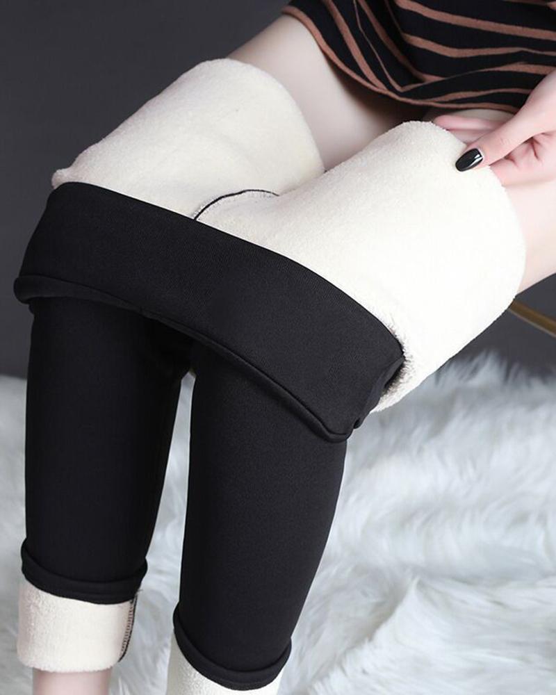 High Waist Fleece Lined Leggings